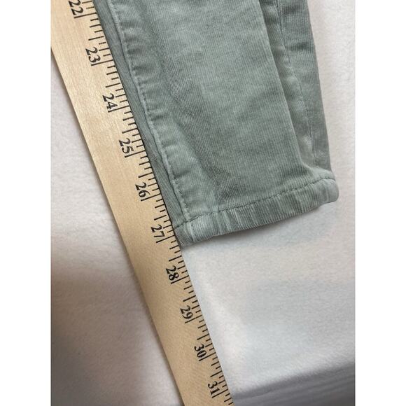 Pilcro Anthropologie greenHigh-Rise Skinny Corduroy Jeans Patch-Pockets Size 26 - Picture 5 of 7